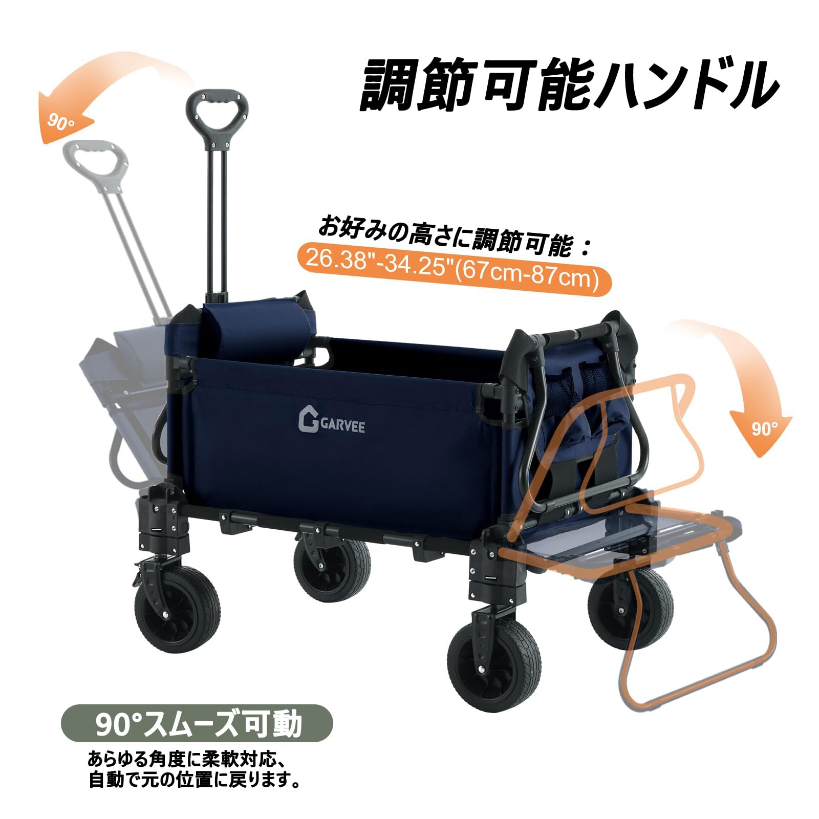 Amazon.co.jp: 2WAY キャリーワゴン 折りたたみ アウトドアワゴン